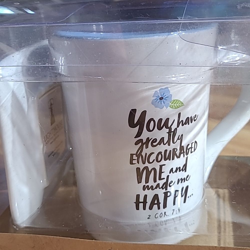 💛CLEARANCE💛 💥Brand New!💥 Lighthouse 'Sister' Ceramic Mug & Trinket Set